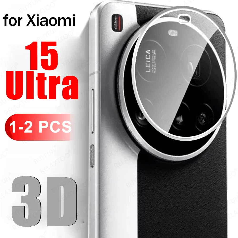 Photography Kit Xiaomi 15 Ultra - 1–2 Stück 3D gebogener HD-Kameraschutz für