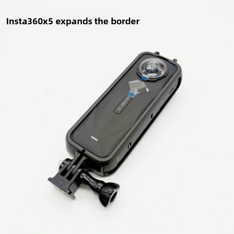 Camera Cold Shoe - Insta360 X5 Kunststoff-Schutzrahmenhülle mit Kaltschuhhalterung für