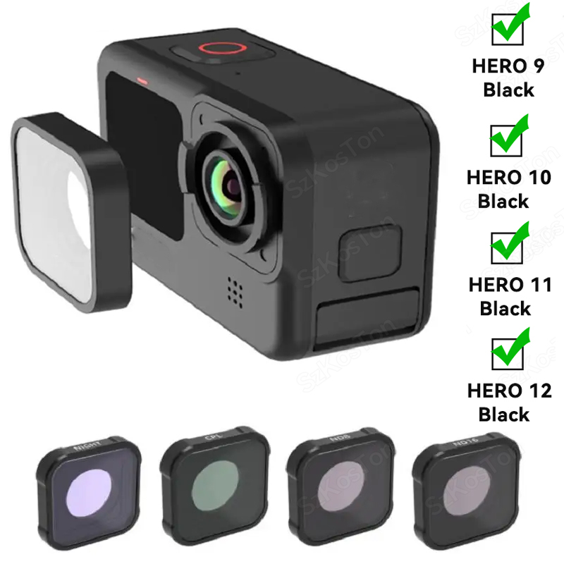Gopro Action Camera Hero 11 Black - CPL UV ND8 ND16 ND32 ND