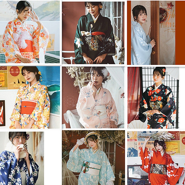 Photography Outfits - Traditioneller japanischer Kimono-Stil: Süßes Cosplay-Outfit für