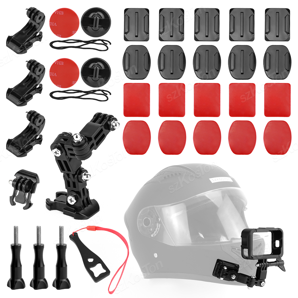 Gopro Action Camera Hero 11 Black - Motorradhelm-Kinnhalterungs-Kits für GoPro Hero 13 12