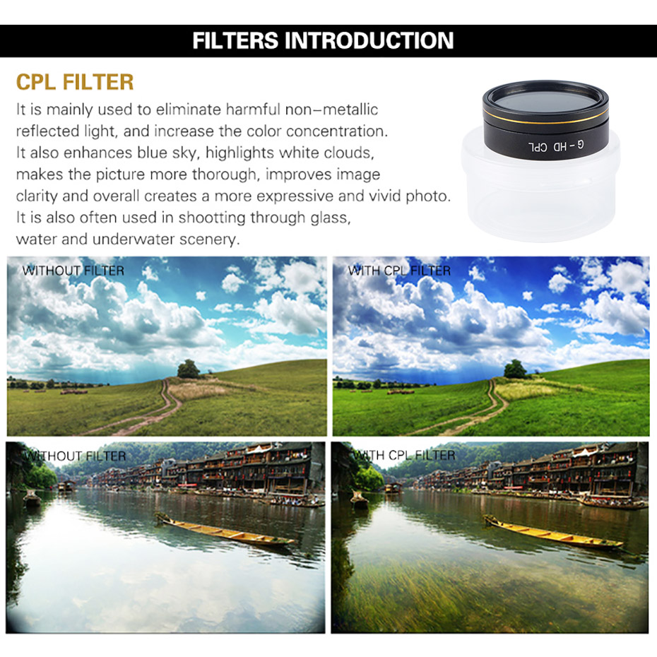 Drone Filter Für Phantom 4 Pro – Nd Filter Set Bewertung und Preis