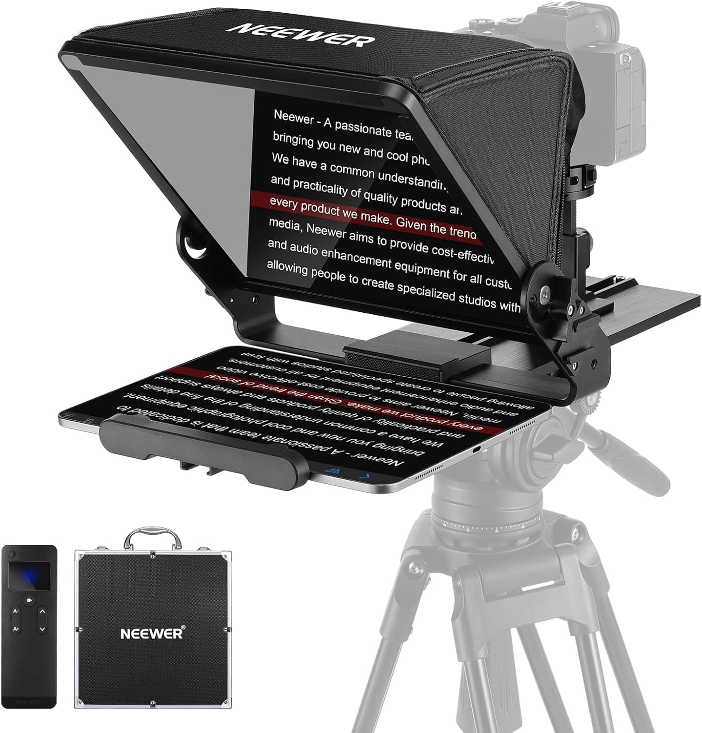 Teleprompter für iPad-Tablets  – Camera Cold Shoe Bewertung und Preis