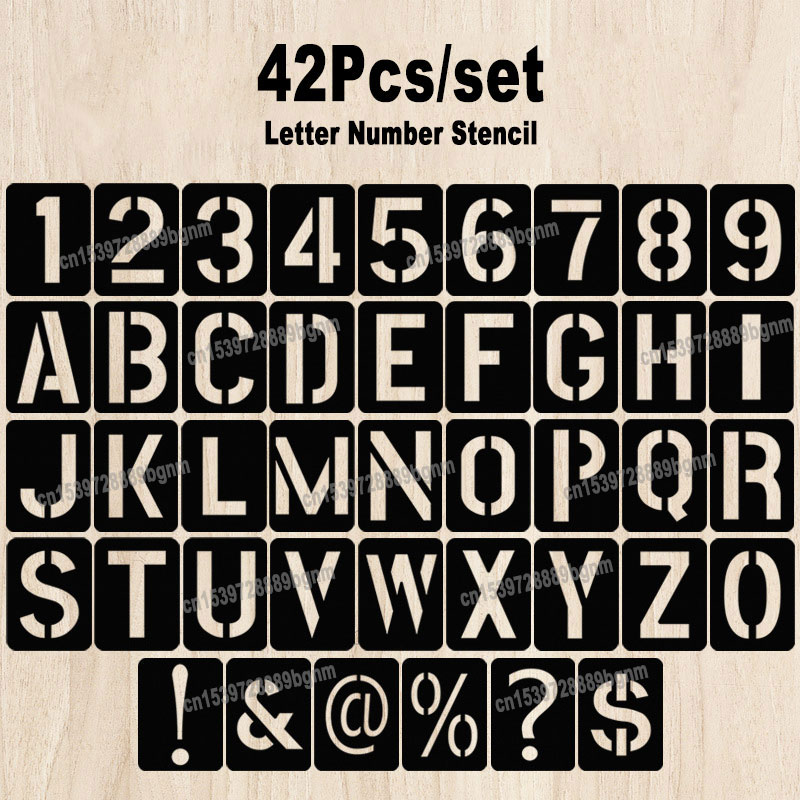42 Teile/satz Wiederverwendbar – Photography Font Bewertung und Preis