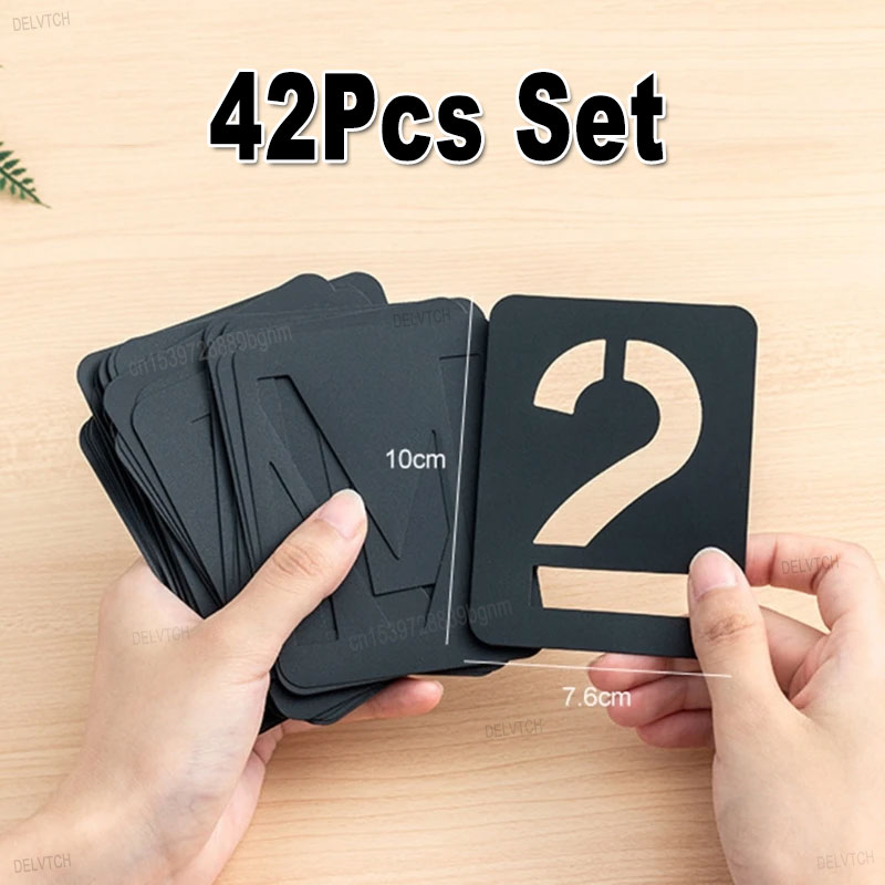42 Teile/satz Wiederverwendbar – Photography Font Bewertung und Preis