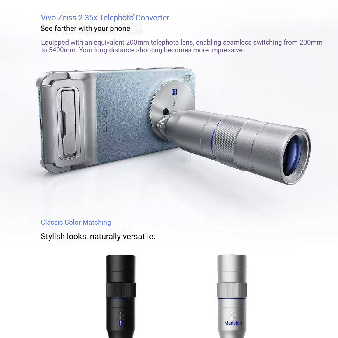 Zeiss 2,35X Telezoom-Objektiv  – Photography Kit X300 Bewertung und Preis
