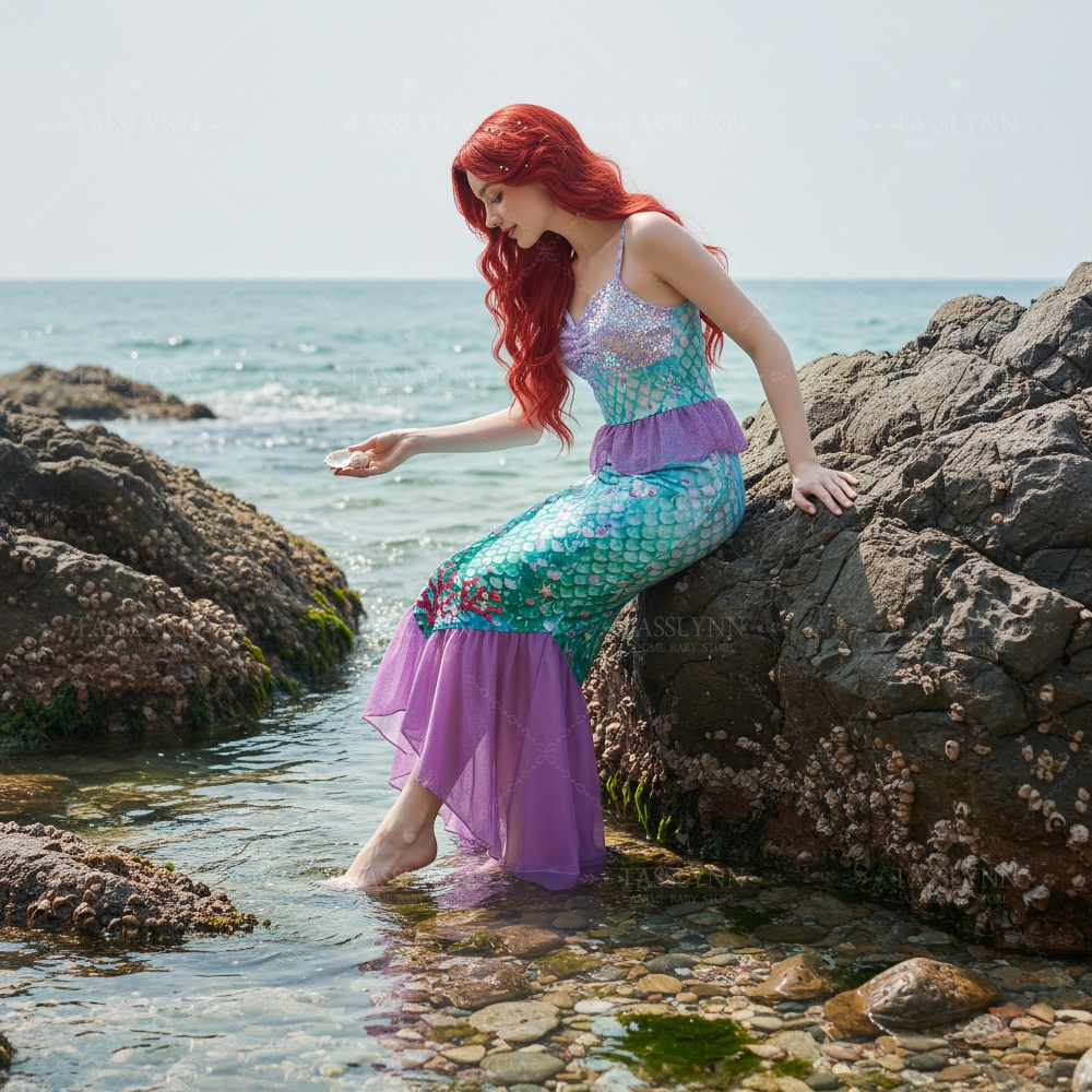 Kleine Meerjungfrau Ariel Cosp – Photography Outfits Bewertung und Preis
