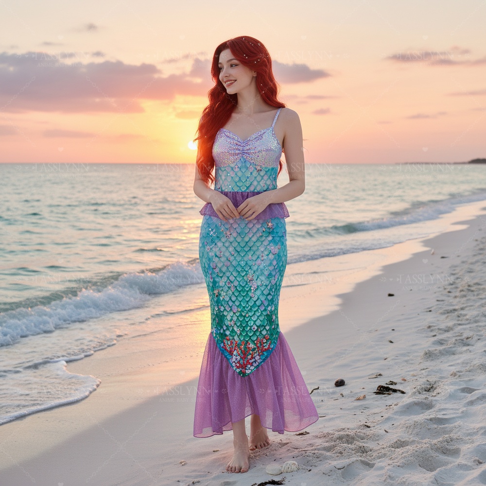 Kleine Meerjungfrau Ariel Cosp – Photography Outfits Bewertung und Preis