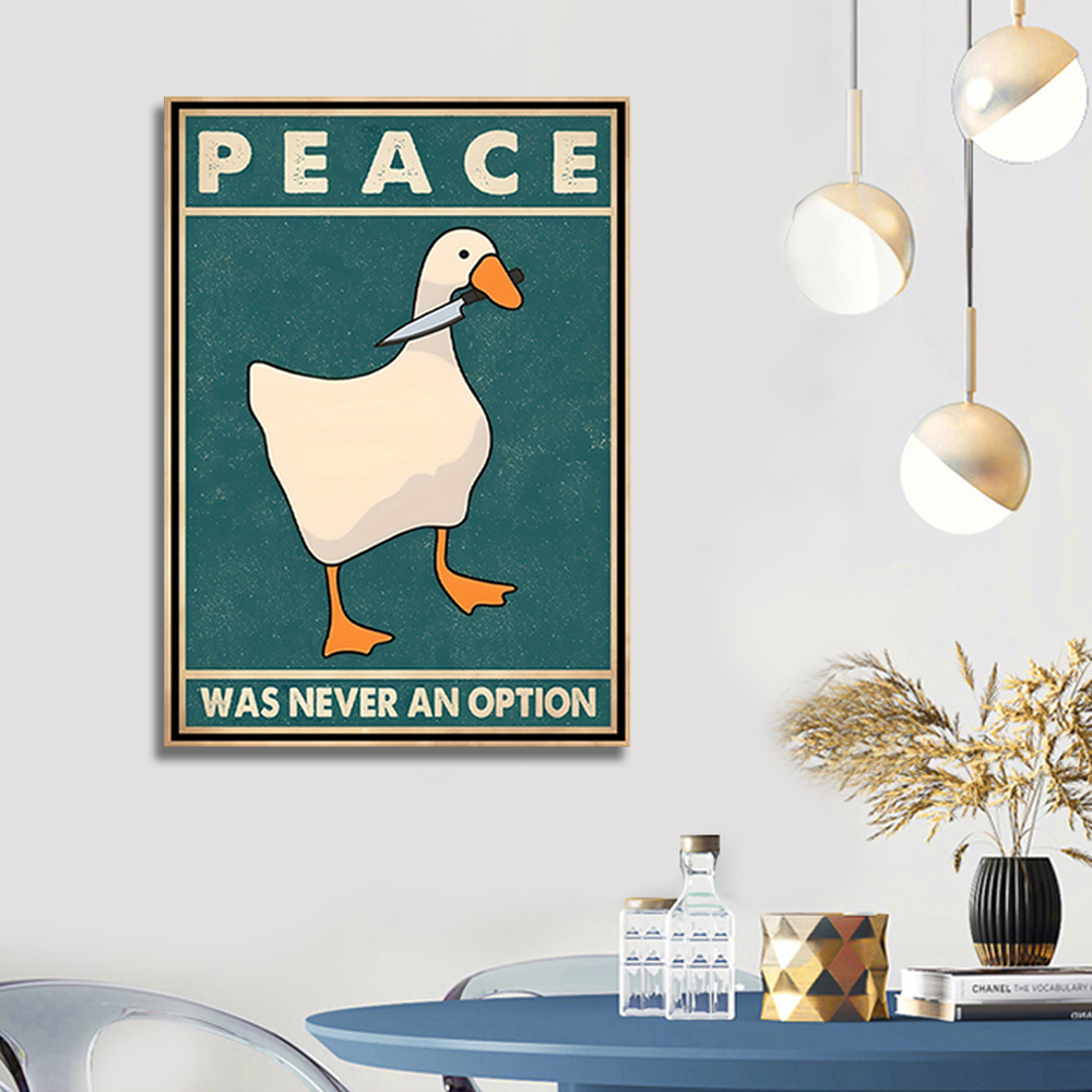 Goose Peace Was Never An Optio – Photography Duck Bewertung und Preis