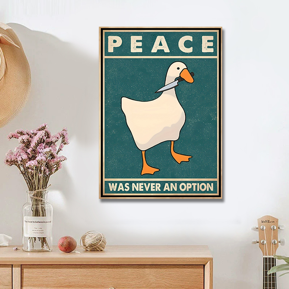 Goose Peace Was Never An Optio – Photography Duck Bewertung und Preis