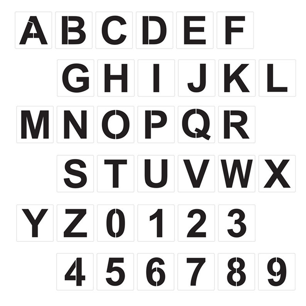 1 Set große Alphabet-Schablone – Photography Font Bewertung und Preis