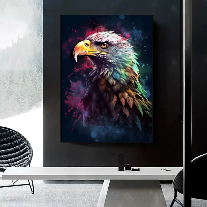 Aquarell Löwe Tiger Affe Eule  – Photography Duck Bewertung und Preis